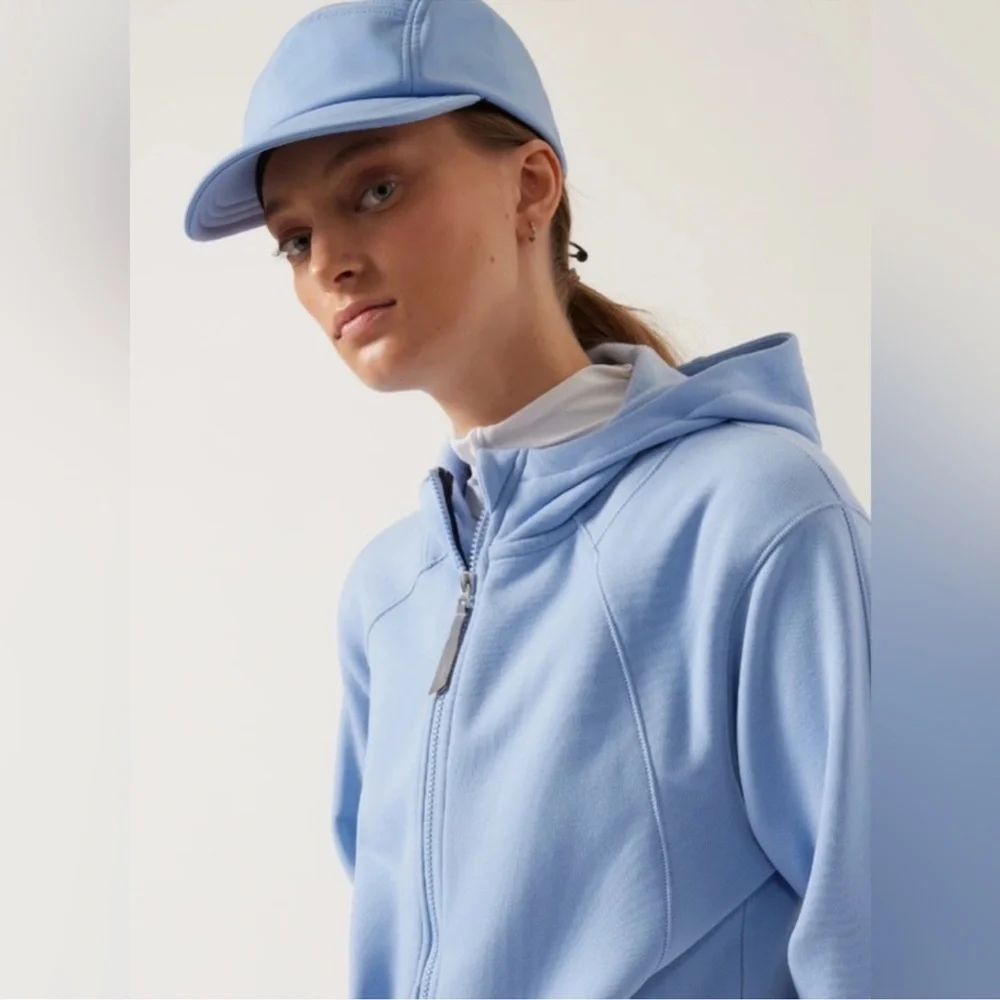 Athleta Cold‎ Weather Train Cap Athleta Hat Cap Adjustable Blue Cold Weather Train 5 Panel  main image 2
